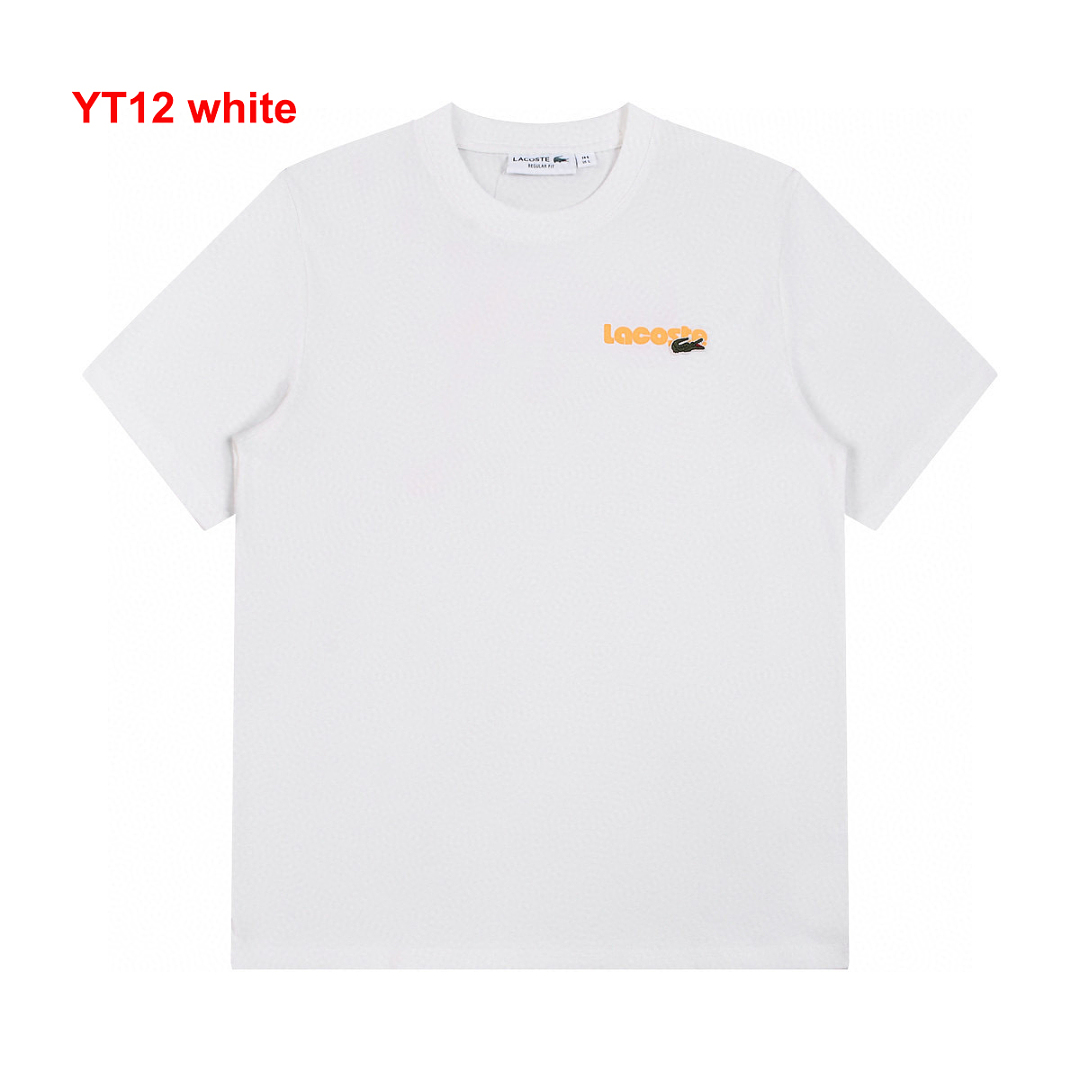 Lacoste Stripe Neck T-Shirt · A3050 — תמונה 16