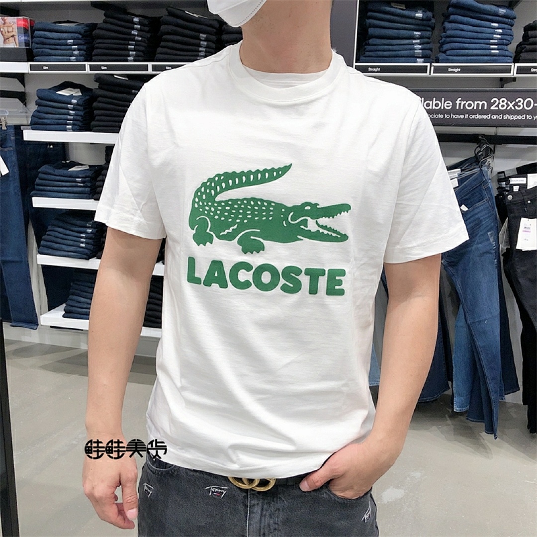 Lacoste Signature Print Cotton T-shirt · A2305 — תמונה 50