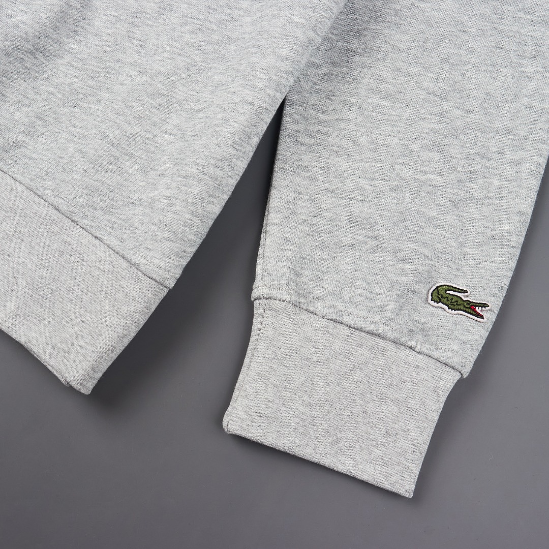Lacoste High Neck Embossed Zipped Sweatshirt · A3389 — תמונה 14