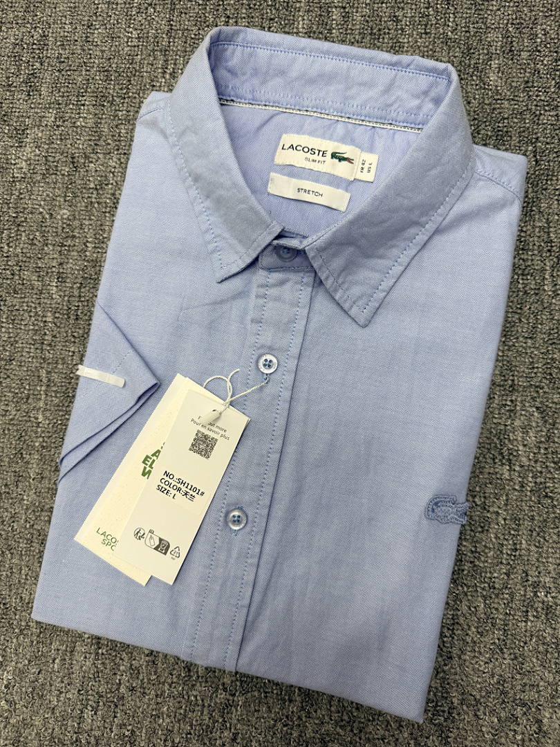 Lacoste Regular Fit Short Sleeve Oxford · A3150 — תמונה 32