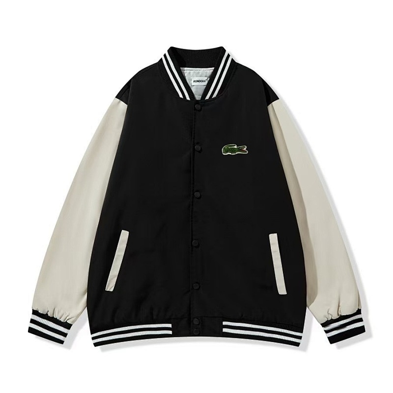 Lacoste Unisex Embroidered Badge Fleece Bomber · A2896 — תמונה 7
