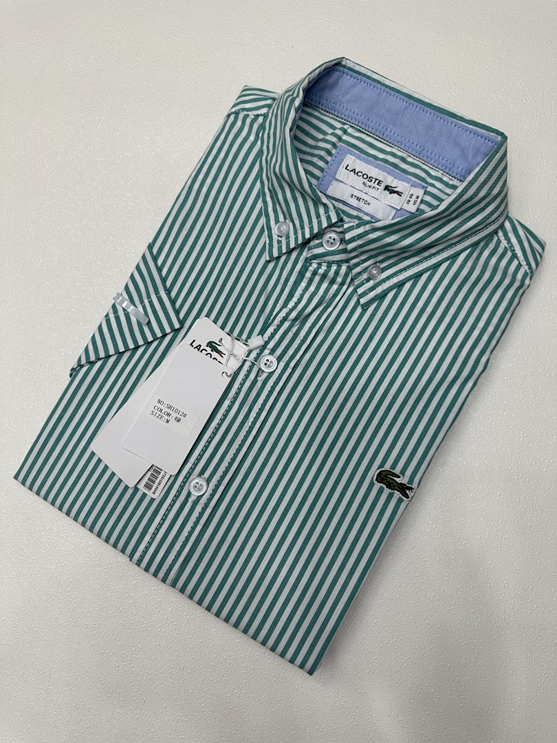 Lacoste Regular Fit Striped Pinpoint Shirt · A1882 — תמונה 6