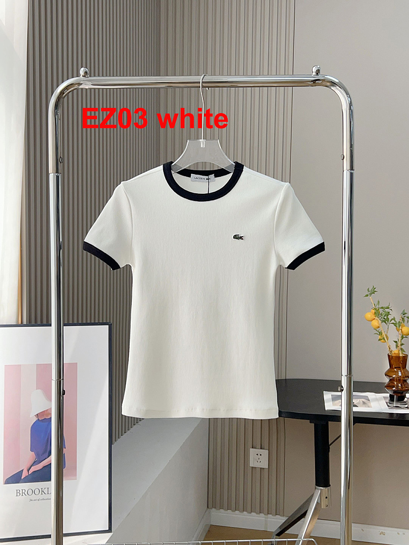 Lacoste Contrast Trim Jersey T-Shirt · A3120 — תמונה 27
