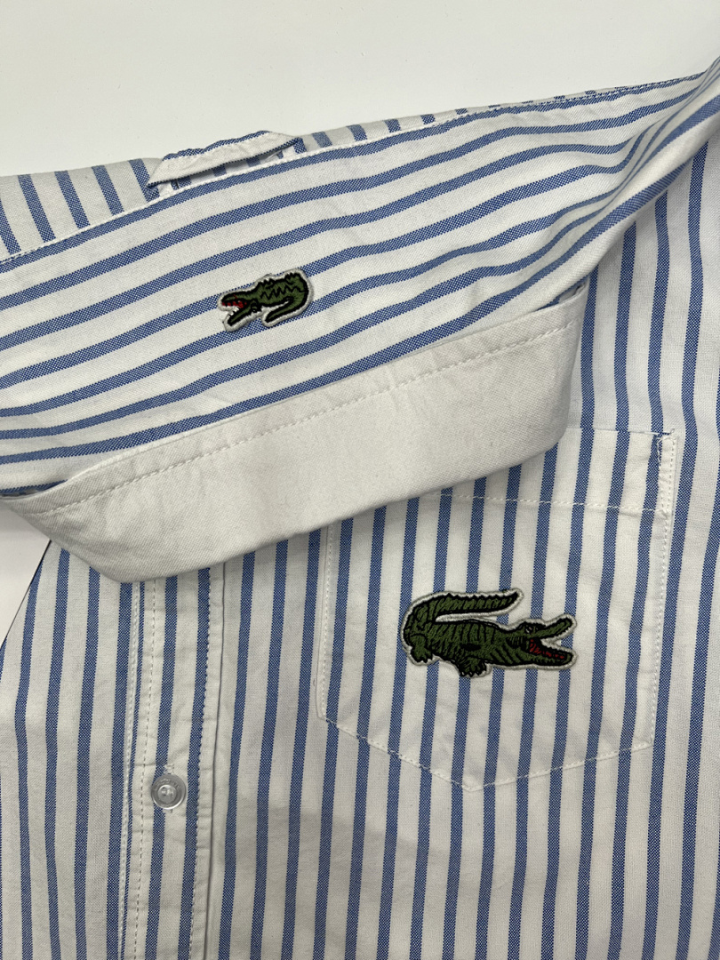 Lacoste Regular Fit Striped Oxford Shirt · A2310 — תמונה 8