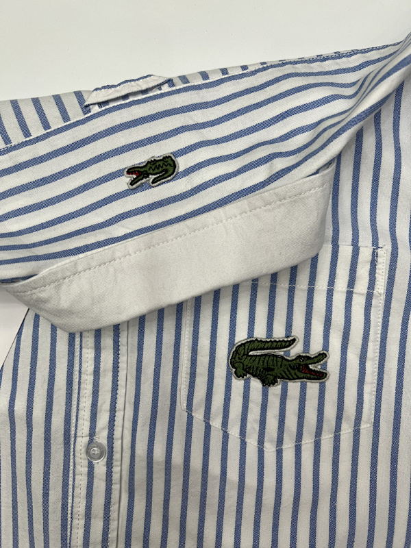 Lacoste Regular Fit Striped Oxford Shirt · A2310 — תמונה 9