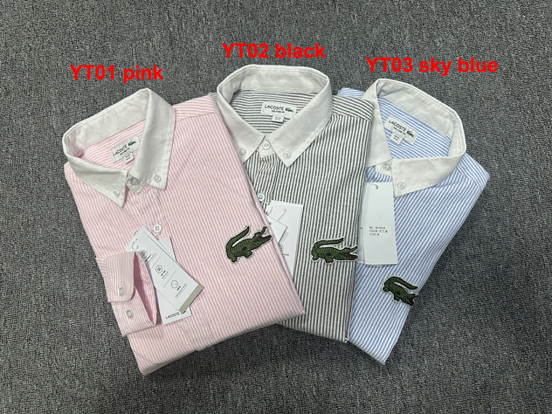 Lacoste Relaxed Fit Striped Oxford Shirt · A2532 — תמונה 3