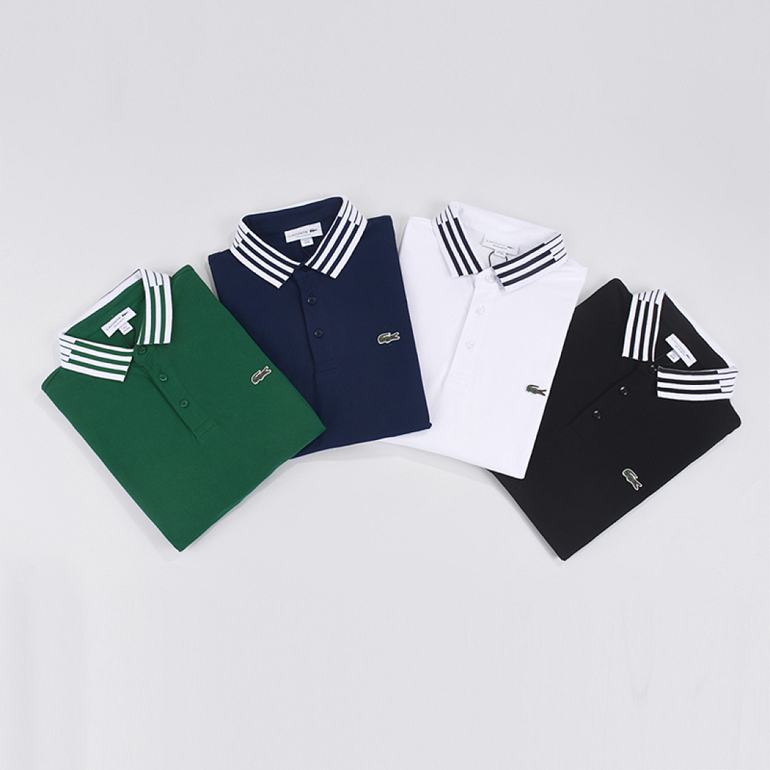 Lacoste Classic Fit Stripe Collar Polo · A1598 — תמונה 45