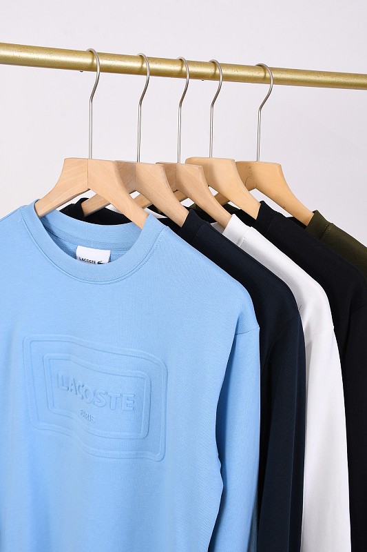 Lacoste Embossed Fleece Sweatshirt · A3306 — תמונה 82