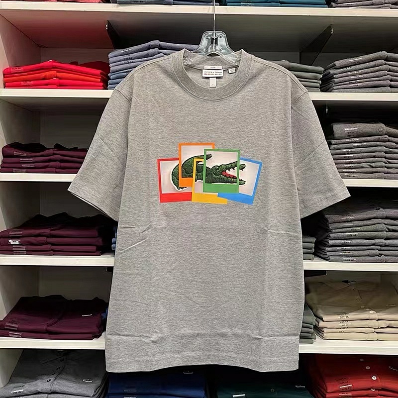 Lacoste Signature Print Cotton T-shirt · A2305 — תמונה 47