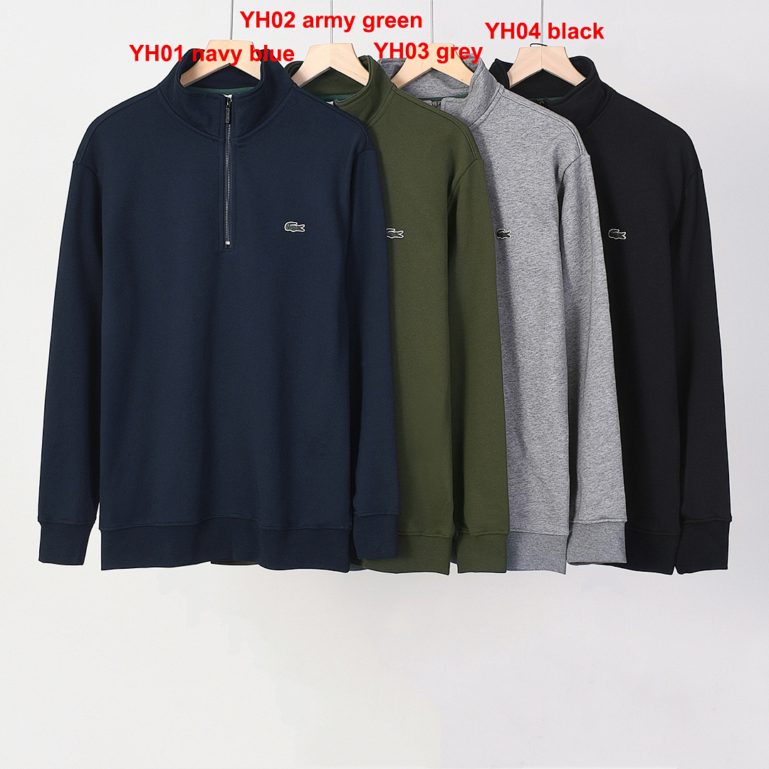 Lacoste Zip-Up High-Neck Sweatshirt · A2818