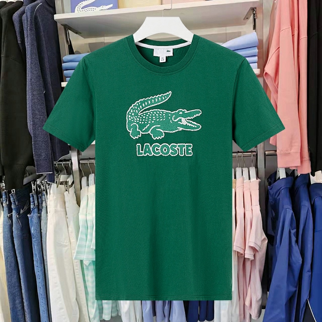 Lacoste Signature Print Cotton T-shirt · A2305 — תמונה 52