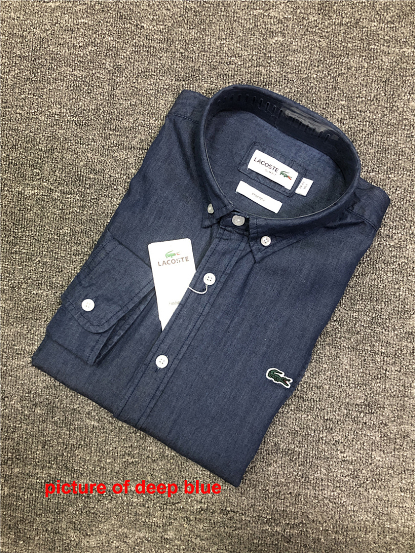 Lacoste Regular Fit Lightweight Denim Shirt · A523 — תמונה 2