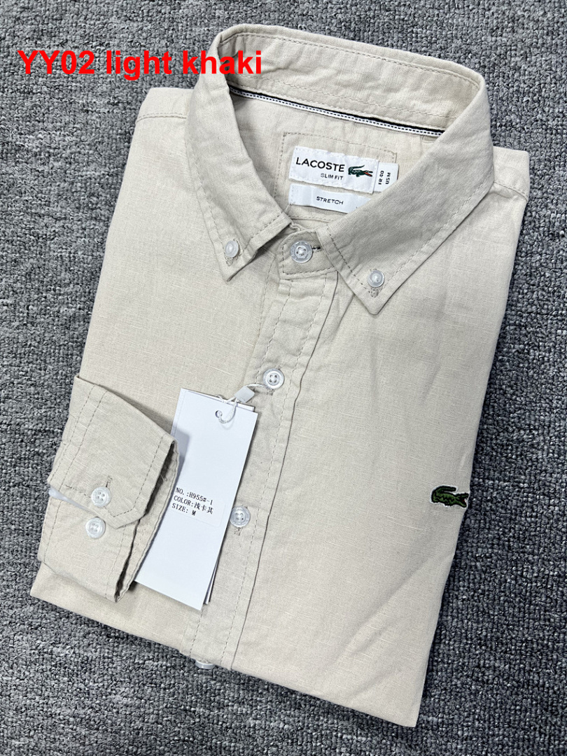 Lacoste Regular Fit Linen Shirt · A2922 — תמונה 8