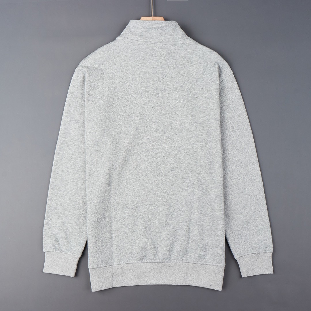 Lacoste High Neck Embossed Zipped Sweatshirt · A3389 — תמונה 7