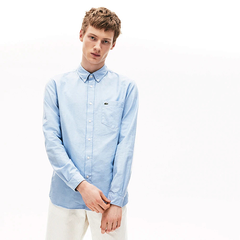 Lacoste Men's Regular Fit Oxford Shirt · A492 — תמונה 23