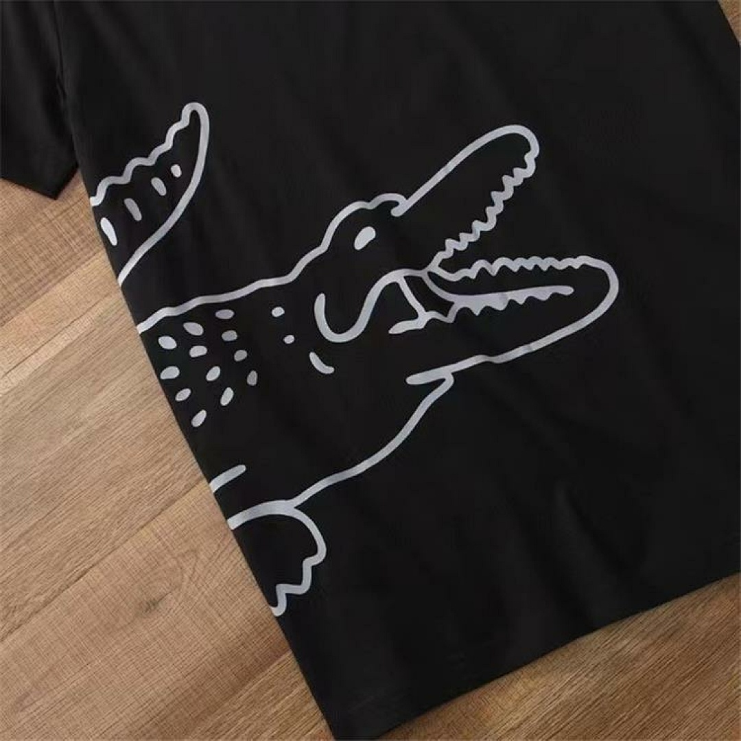 Lacoste Signature Print Cotton T-shirt · A2305 — תמונה 34