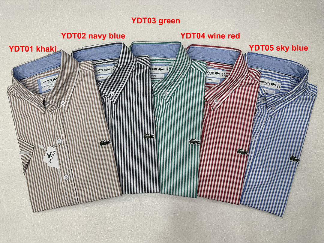 Lacoste Regular Fit Striped Pinpoint Shirt · A1882 — תמונה 13