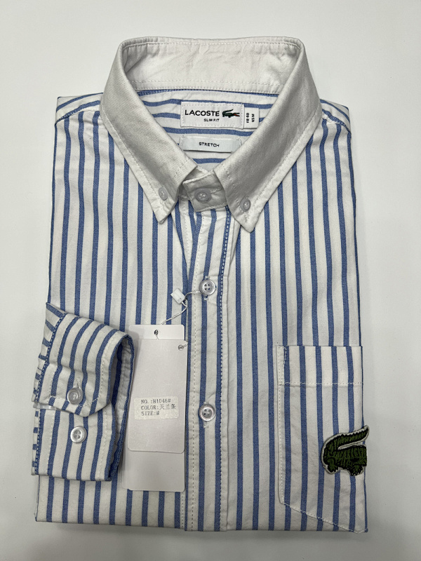 Lacoste Regular Fit Striped Oxford Shirt · A2310 — תמונה 17