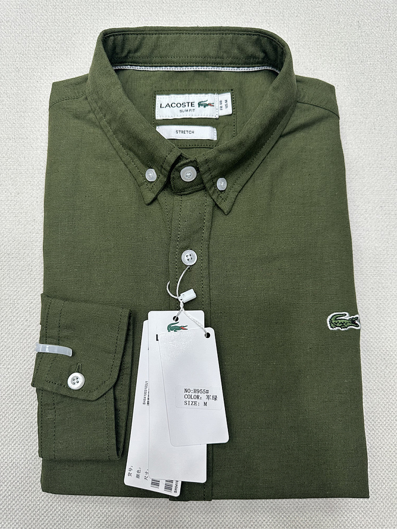 Lacoste Regular Fit Oxford Shirt · A2253 — תמונה 14