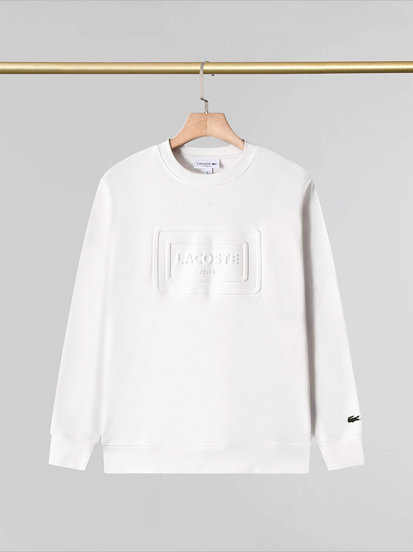 Lacoste Embossed Fleece Sweatshirt · A3306 — תמונה 89
