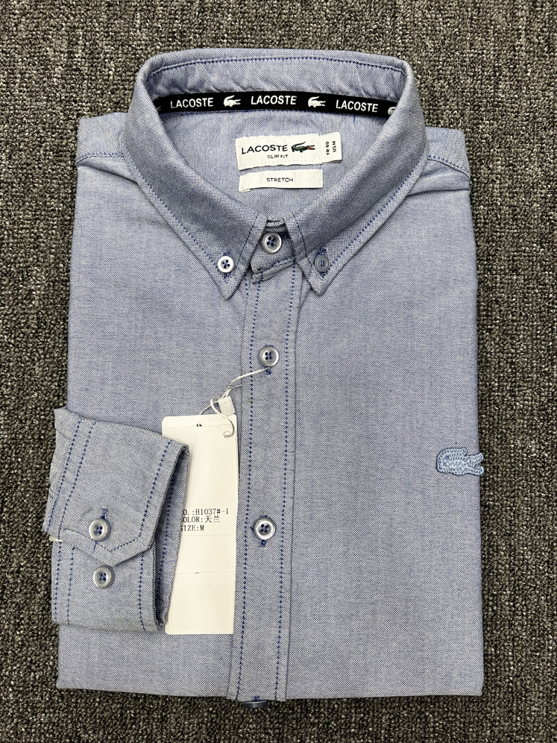 Lacoste Regular Fit Oxford Cotton Shirt · A2204 — תמונה 28