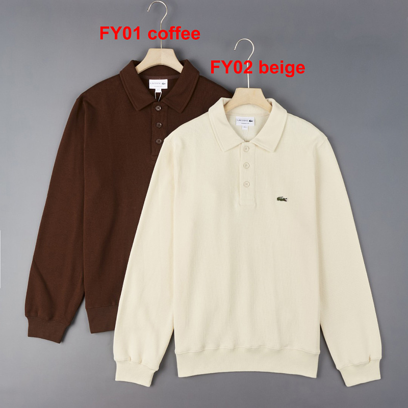 Lacoste Polo Collar Piqué Sweatshirt · A3459