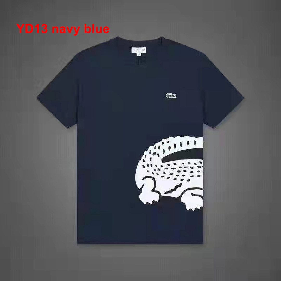 Lacoste Crew Neck Crocodile Print Cotton · A1193 — תמונה 3