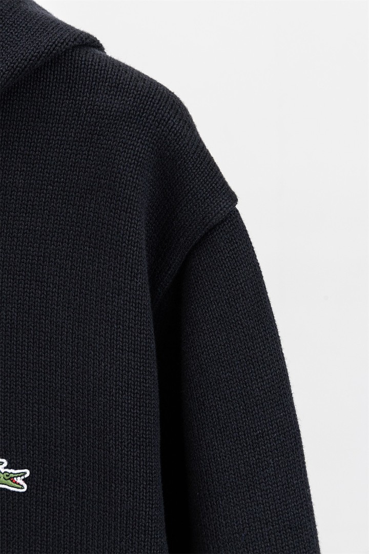 Lacoste Zip-Up Piqué Hoodie · A3473 — תמונה 12
