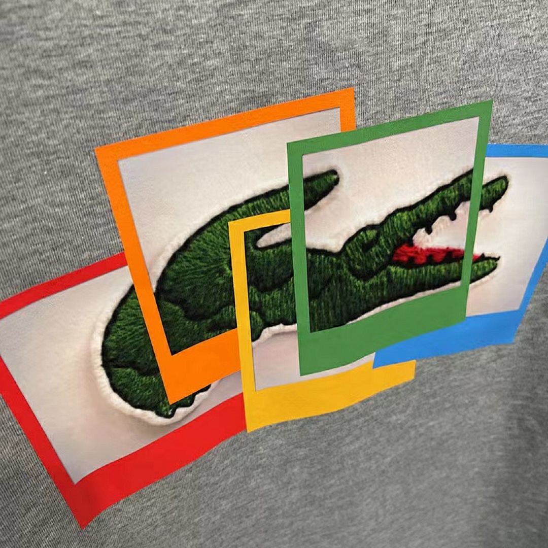 Lacoste Signature Print Cotton T-shirt · A2305 — תמונה 44