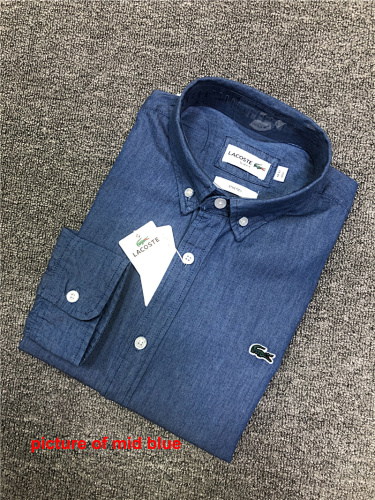 Lacoste Regular Fit Lightweight Denim Shirt · A523