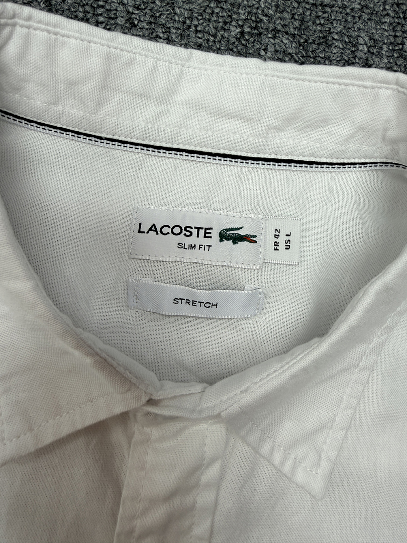 Lacoste Regular Fit Short Sleeve Oxford · A3150 — תמונה 14