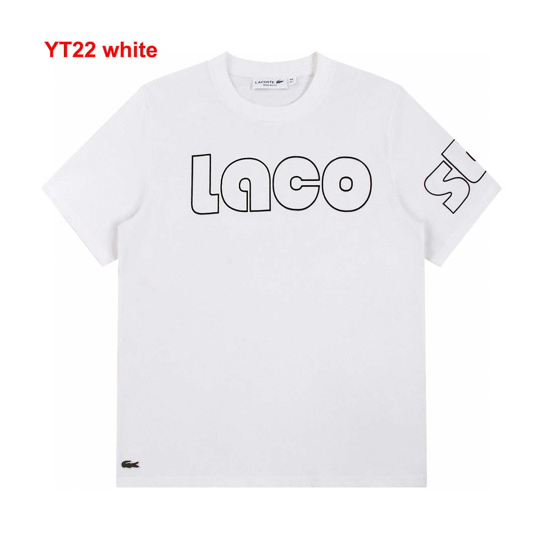 Lacoste Stripe Neck T-Shirt · A3050 — תמונה 6