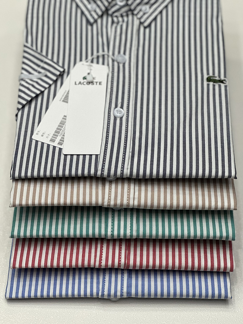 Lacoste Regular Fit Striped Pinpoint Shirt · A1882 — תמונה 28