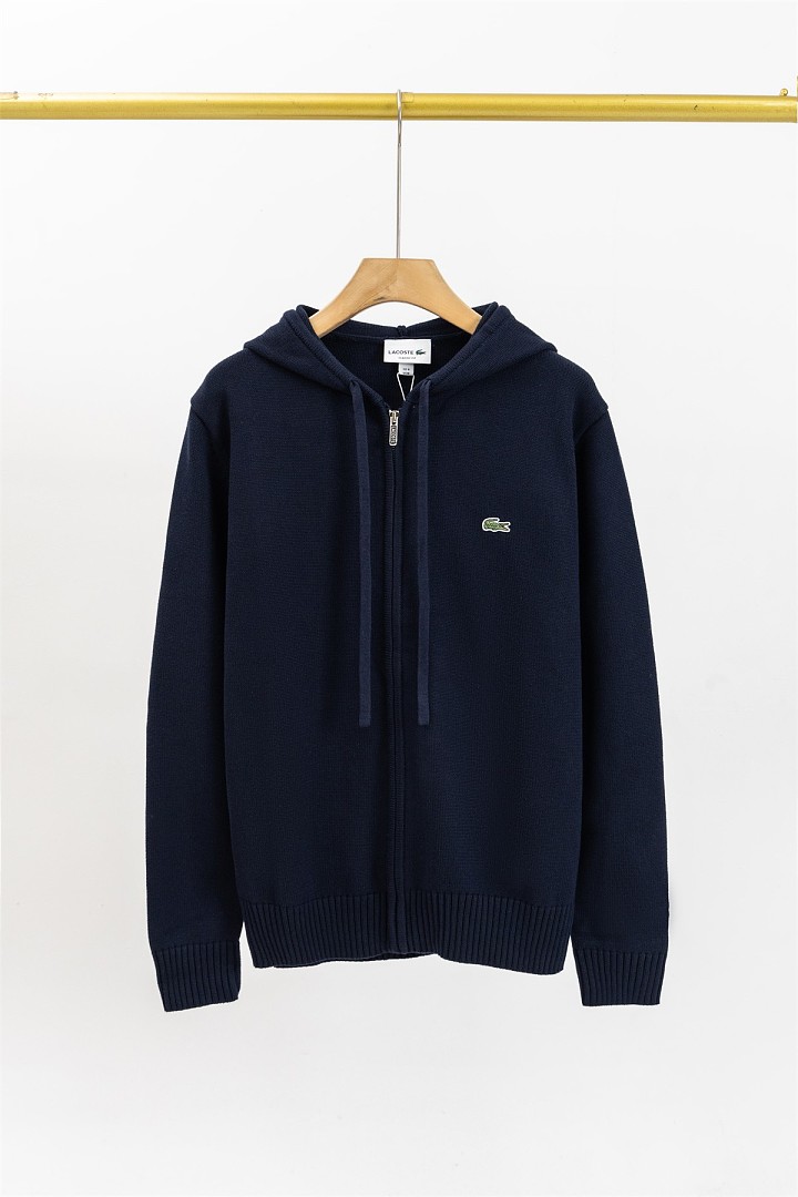 Lacoste Zip-Up Piqué Hoodie · A3473 — תמונה 16