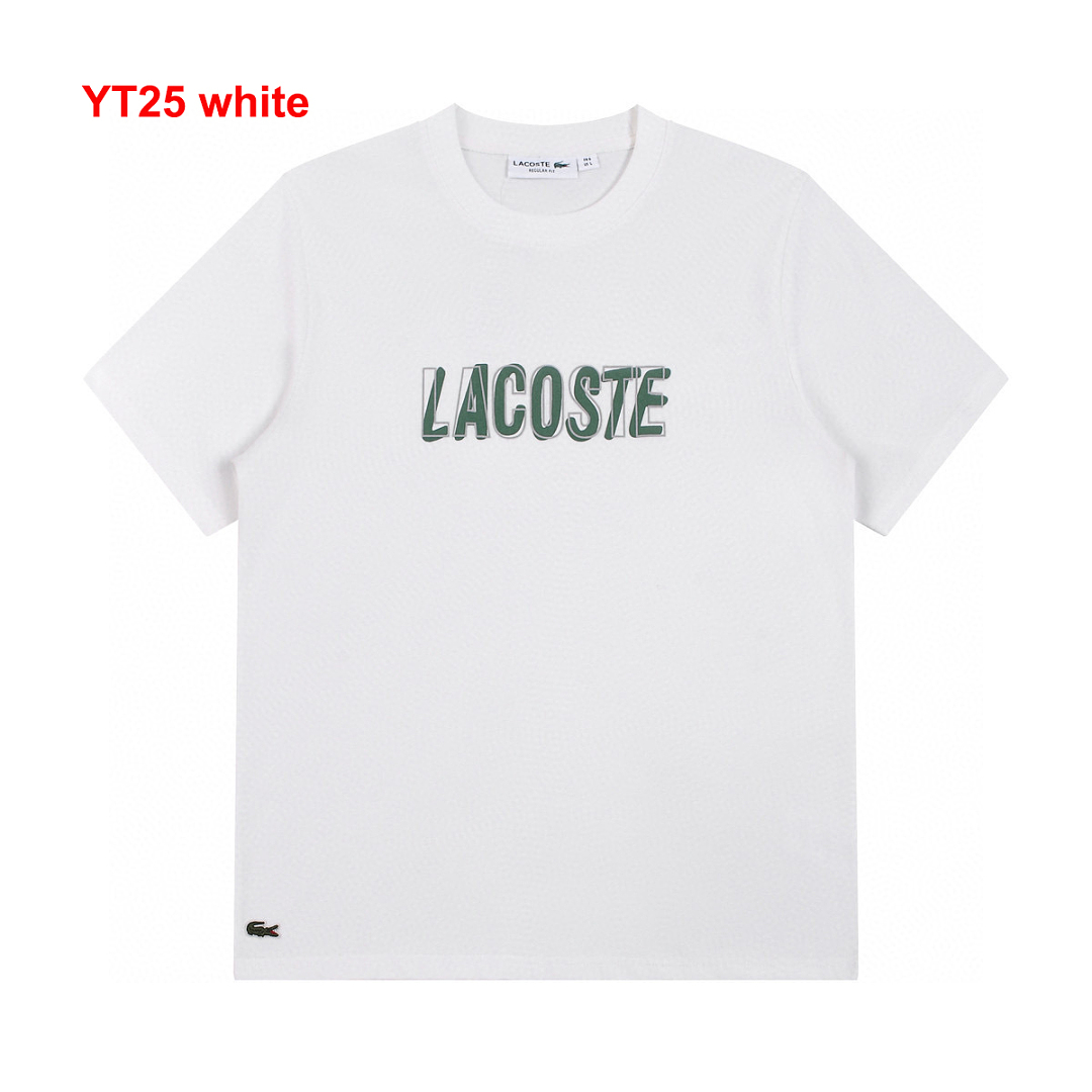 Lacoste Stripe Neck T-Shirt · A3050 — תמונה 3
