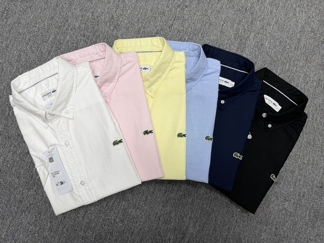 Lacoste Regular Fit Short-Sleeved Oxford Shirt · A1507 — תמונה 29