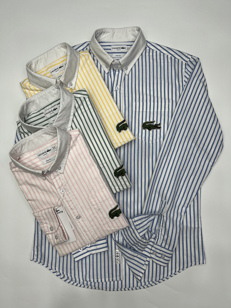 Lacoste Regular Fit Striped Oxford Shirt · A2310 — תמונה 34