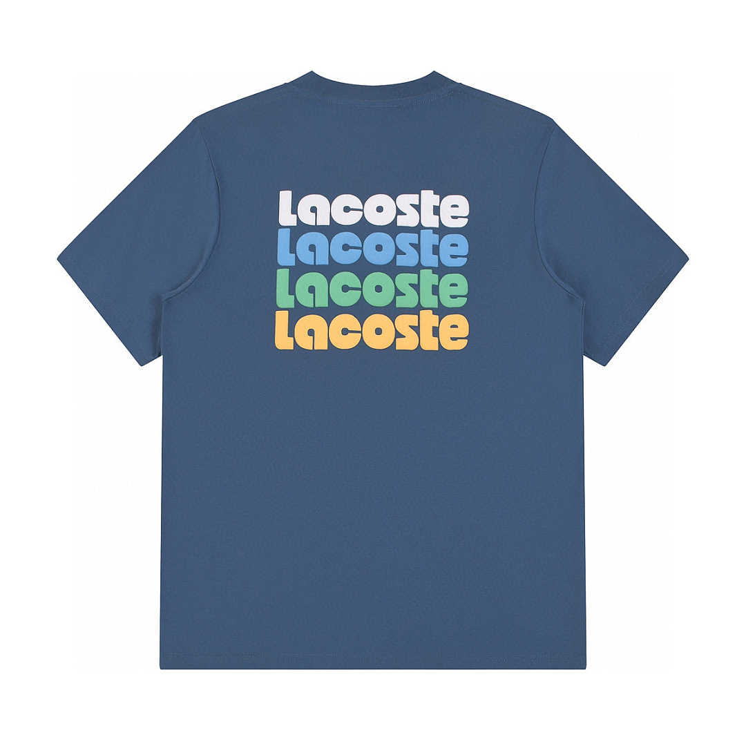 Lacoste Stripe Neck T-Shirt · A3050 — תמונה 61