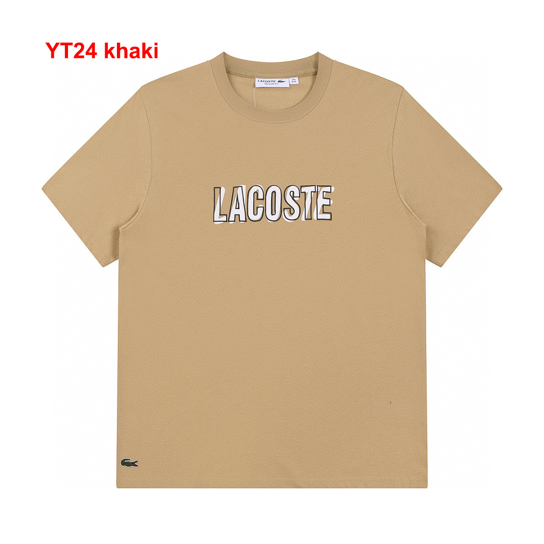 Lacoste Stripe Neck T-Shirt · A3050 — תמונה 4