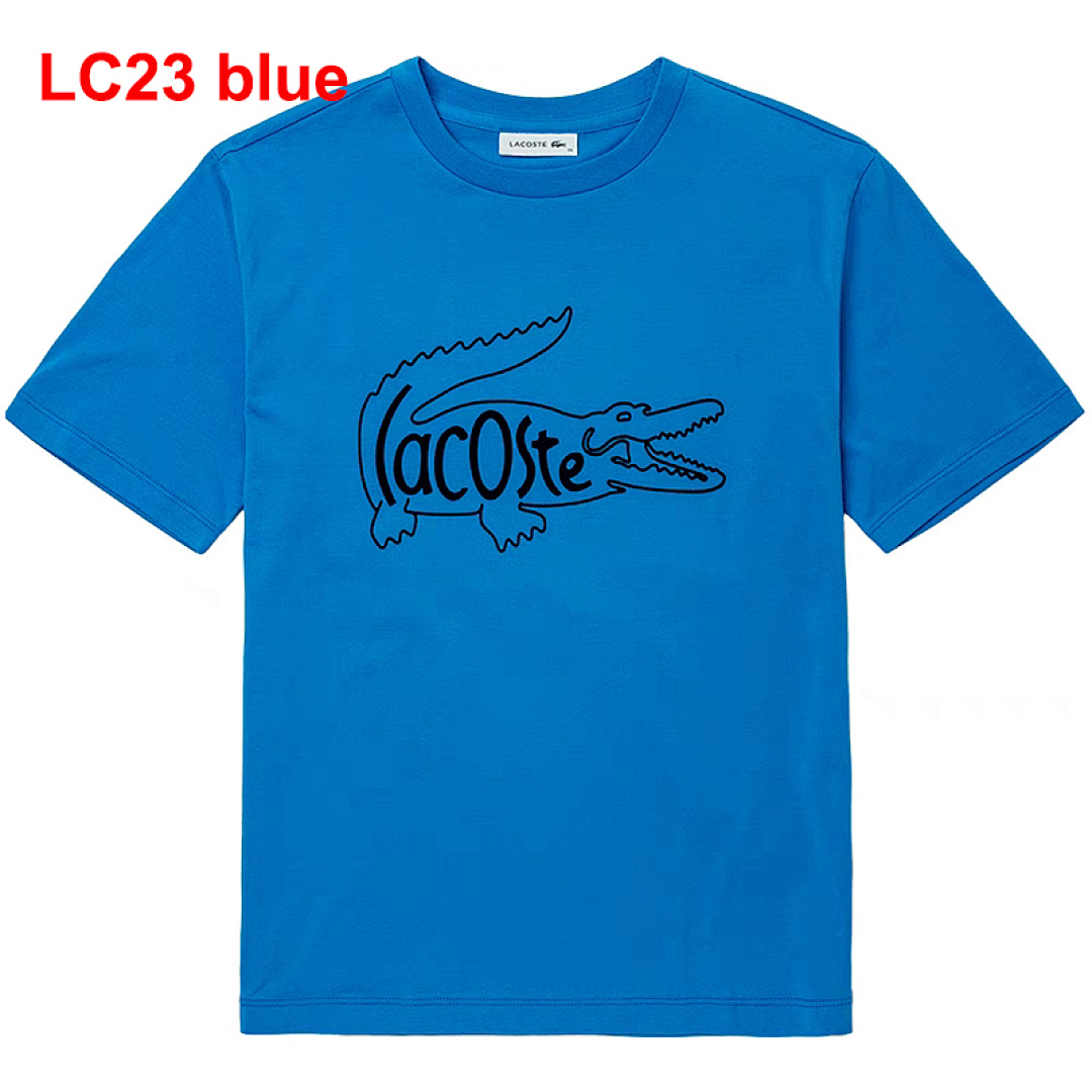 Lacoste Signature Print Cotton T-shirt · A2305 — תמונה 6