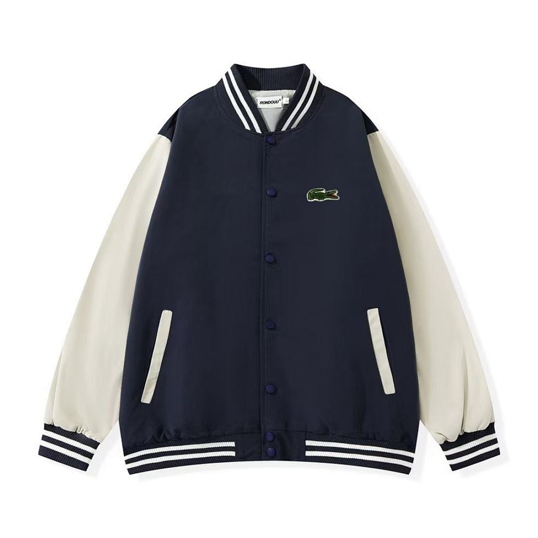 Lacoste Unisex Embroidered Badge Fleece Bomber · A2896 — תמונה 10
