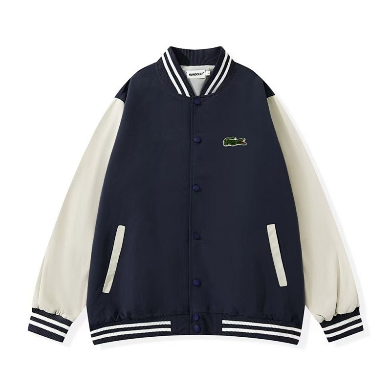 Lacoste Unisex Embroidered Badge Fleece Bomber · A2896
