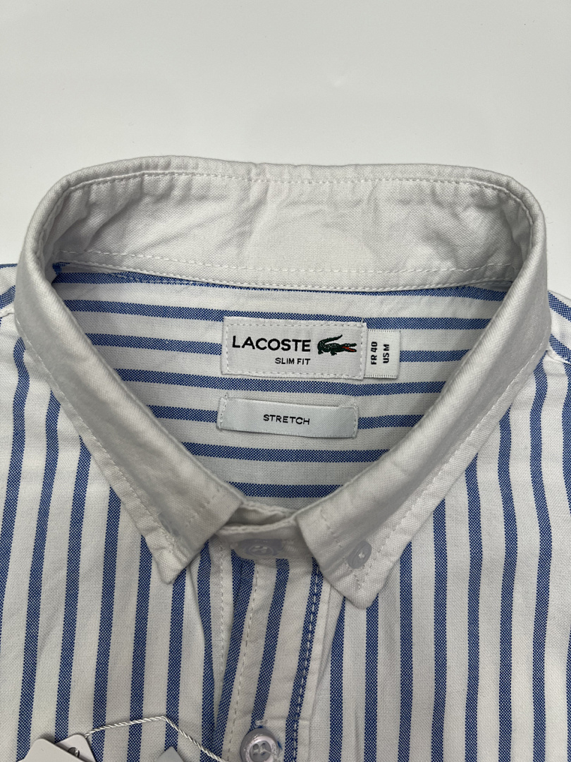 Lacoste Regular Fit Striped Oxford Shirt · A2310 — תמונה 4