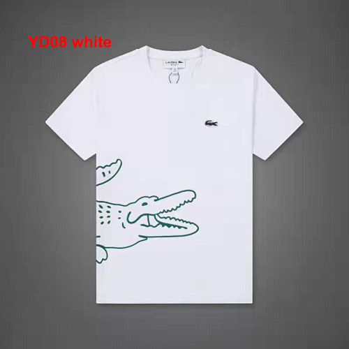 Lacoste Crew Neck Crocodile Print Cotton · A1193
