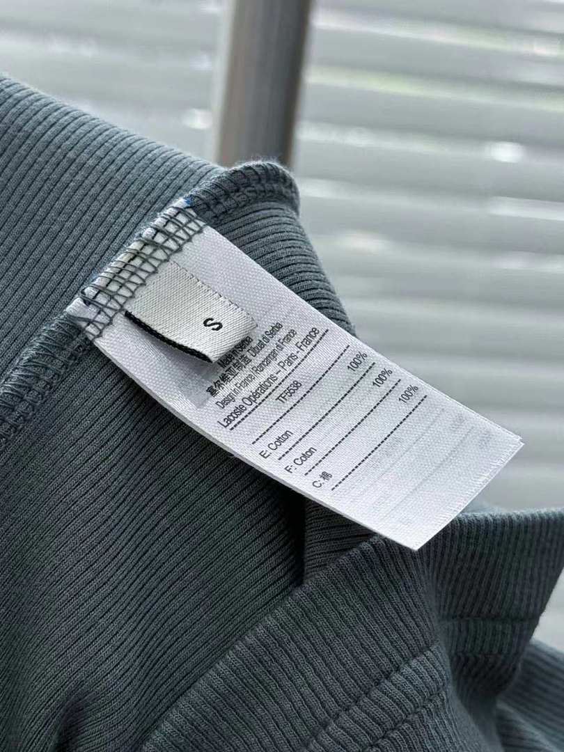 Lacoste Slim Fit Ribbed Cotton T-Shirt · A3366 — תמונה 9