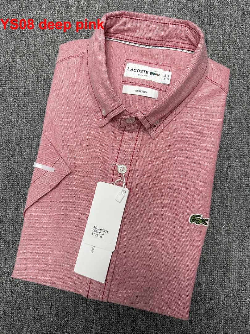 Lacoste Regular Fit Short-Sleeved Oxford Shirt · A1507 — תמונה 6