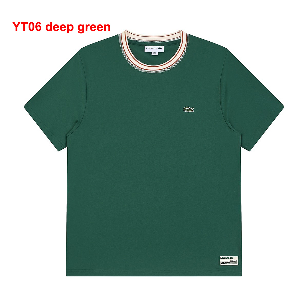 Lacoste Stripe Neck T-Shirt · A3050 — תמונה 22