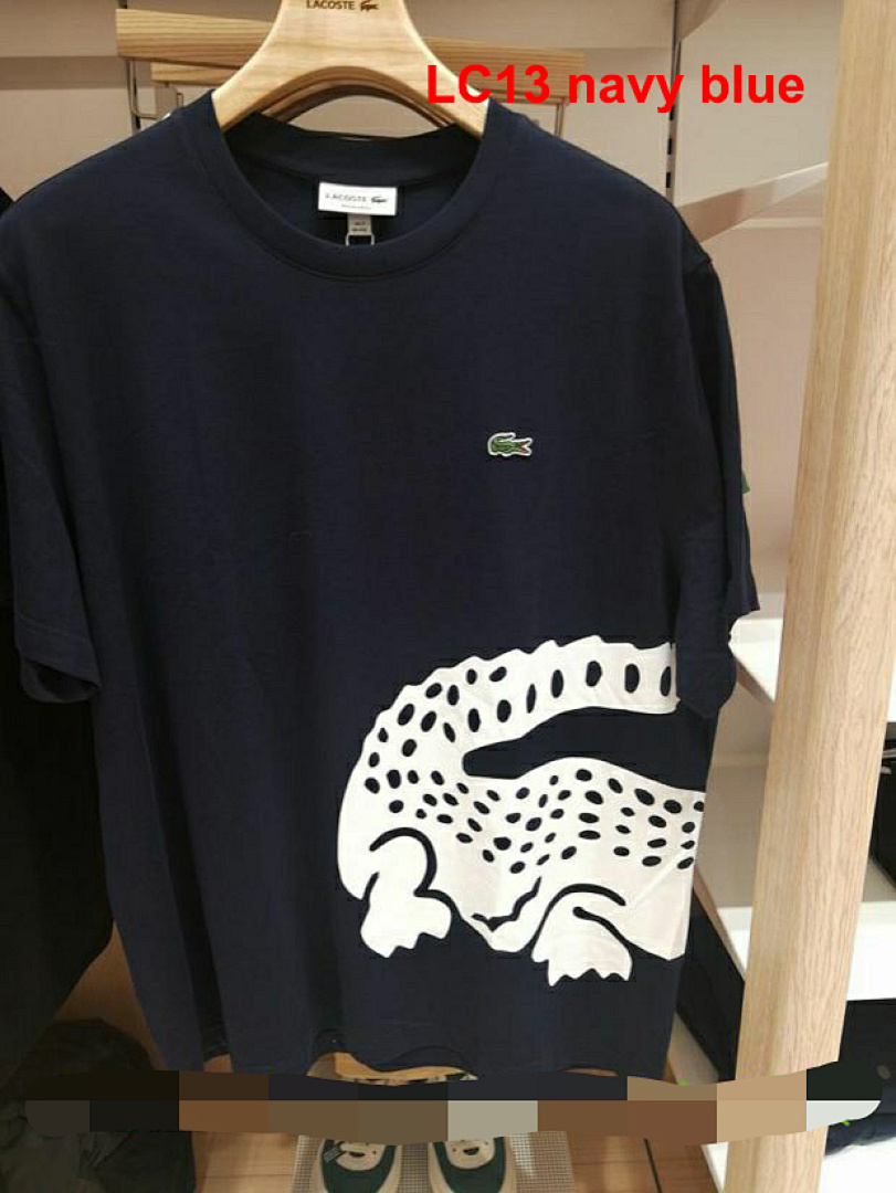 Lacoste Signature Print Cotton T-shirt · A2305 — תמונה 13