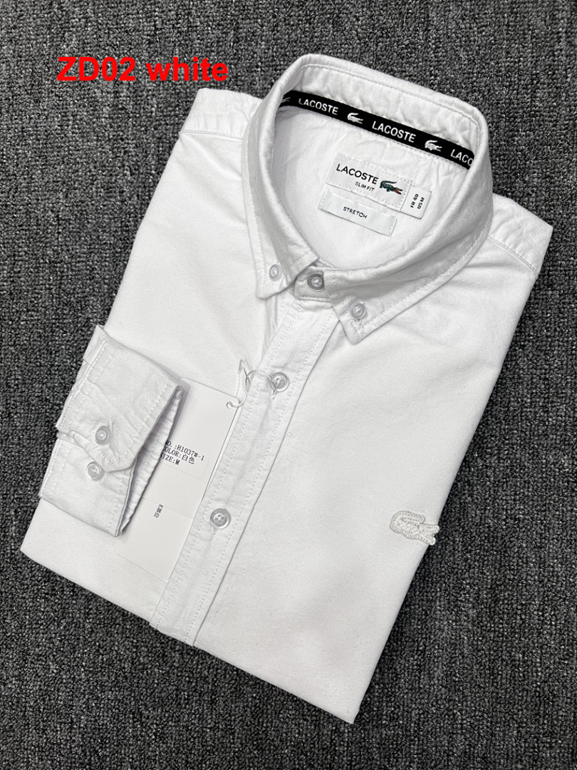 Lacoste Regular Fit Oxford Cotton Shirt · A2204 — תמונה 8