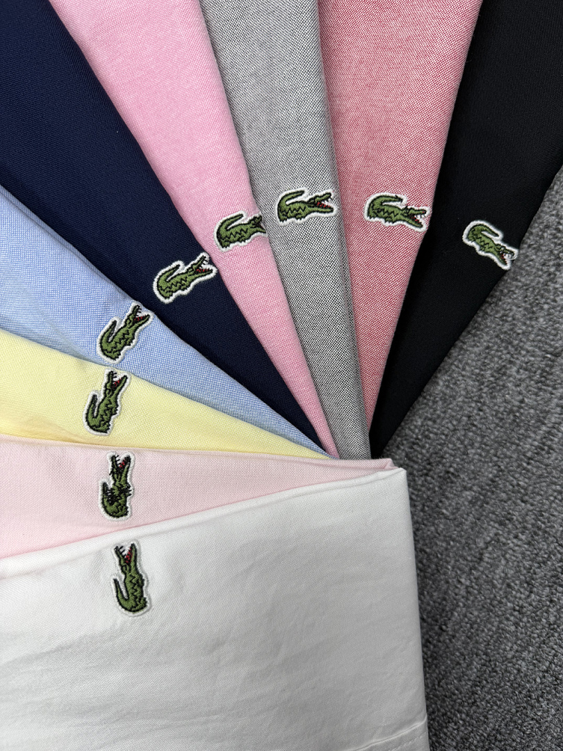 Lacoste Regular Fit Short-Sleeved Oxford Shirt · A1507 — תמונה 33